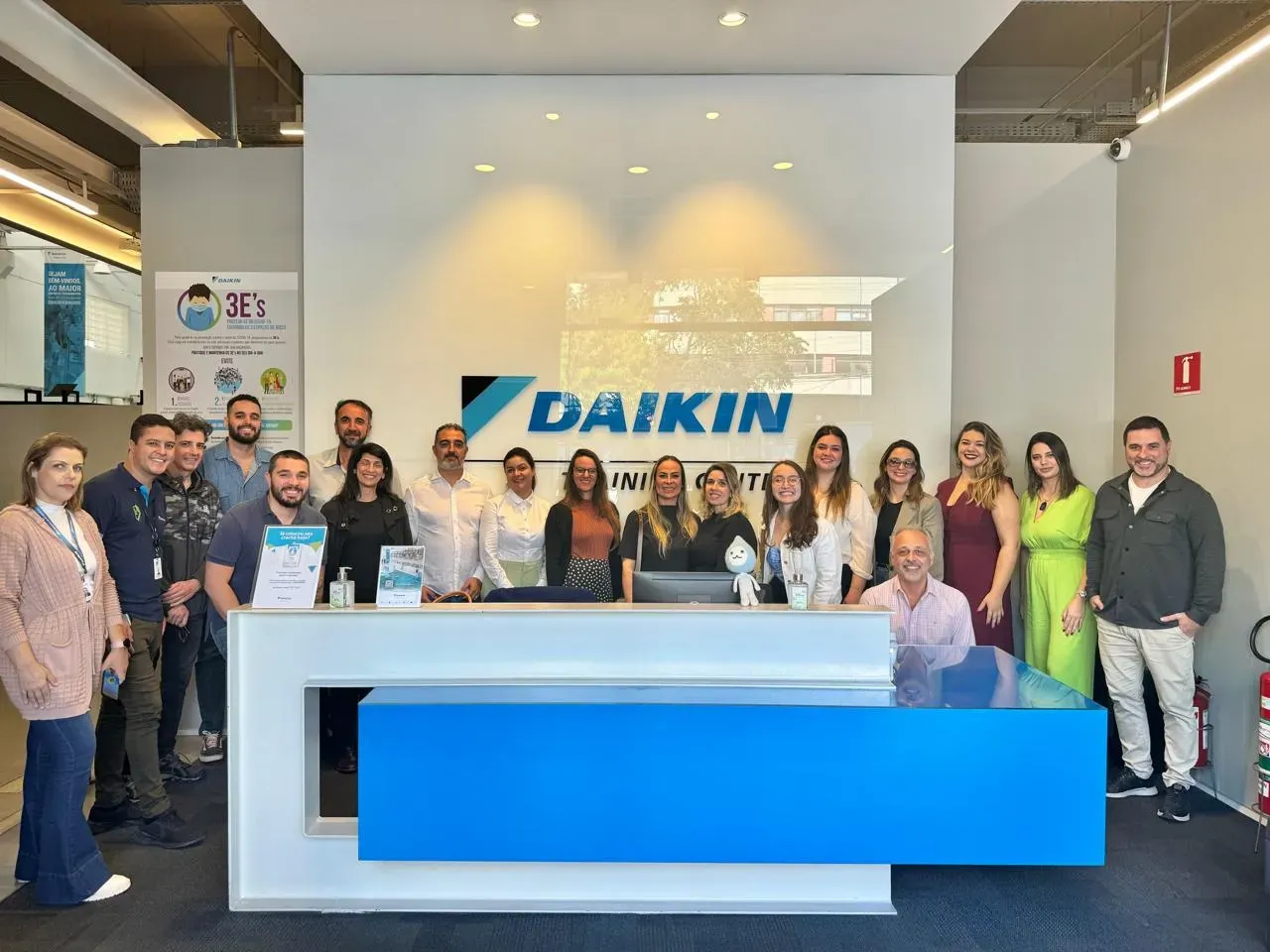 Parceria e treinamento Daikin